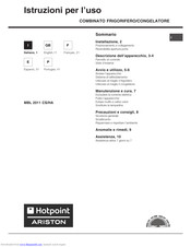 Hotpoint Ariston MBL 2011 CS Operating Instructions Manual