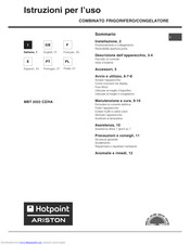 Hotpoint Ariston MBT 2022 HA Operating Instructions Manual