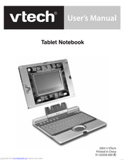 VTech Tablet Notebook User Manual