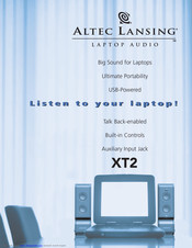 Altec Lansing XT2 Specifications