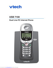 VTech USB 7100 Manual