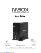 MBOX Ultra-High Performance 2-Bay SATA NAS Server User Manual