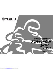 Yamaha Diversion 900 Owner's Manual