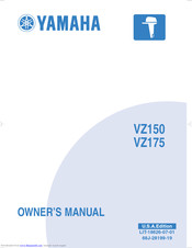 Yamaha VZ150 Owner's Manual