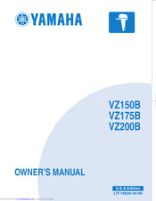 Yamaha VZ175B Owner's Manual