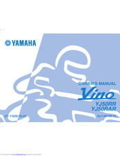 Yamaha VINO YJ50RR Owner's Manual