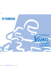 Yamaha VINO YJ50RAT Owner's Manual