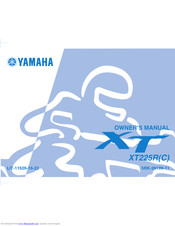 Yamaha XT225C Owner's Manual