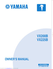Yamaha VX200B Owner's Manual