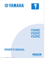 Yamaha VX225C Owner's Manual