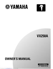 Yamaha VX250A Owner's Manual