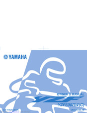 Yamaha YZF600RW Owner's Manual