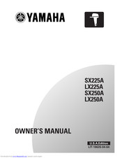 Yamaha LX225A Owner's Manual