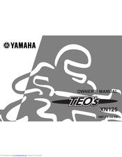 Yamaha TEO'S XN125 Owner's Manual