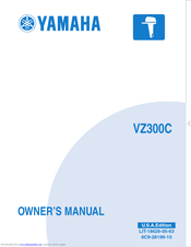 Yamaha VZ300C Owner's Manual