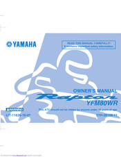 Yamaha RAPTOR YFM80WR Owner's Manual