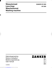 ZANKER SF2000 User Manual