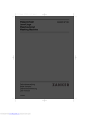 ZANKER SF1251 User Manual