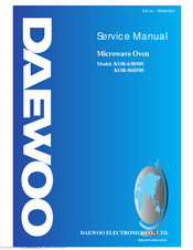Daewoo KOR-86B50S Service Manual