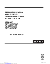ZANKER TT 161 B Instruction Book