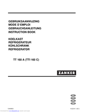 ZANKER TT 160 A Instruction Book