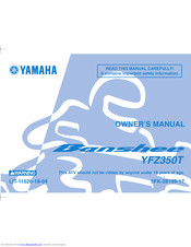 Yamaha BANSHEE YFZ350T Owner's Manual