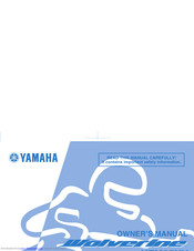 Yamaha WOLVERINE YFM35XW Owner's Manual