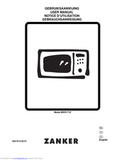 ZANKER MWS171E User Manual