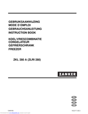 Zanker ZKL 280 A Instruction Book