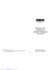 Zanussi Electrolux ZK 18/8 R3 Instruction Booklet