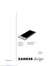 ZANKER ZKM 3084 KX Instruction Manual