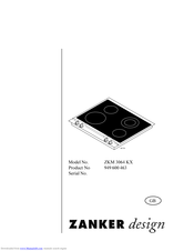 Zanker ZKM3064KX Instruction Manual