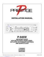 Prestige Prestige P945W Installation Manual