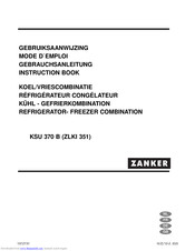 ZANKER ZLKI 351 Instruction Book