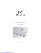 Binatone BS-8026 Instruction Manual