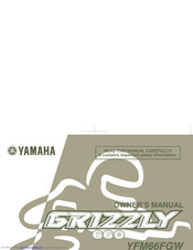 Yamaha GRIZZLY 660 Owner's Manual