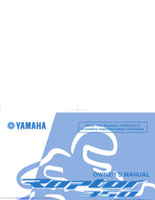 Yamaha RAPTOR 350 Owner's Manual