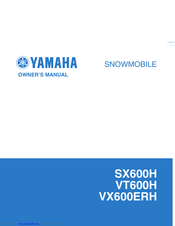 Yamaha SX600H Owner's Manual