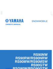 Yamaha RS90RW Owner's Manual