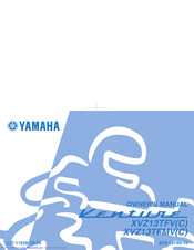 Yamaha Venture XVZ13TFMVC Owner's Manual