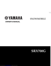 Yamaha SRX700G Owner's Manual