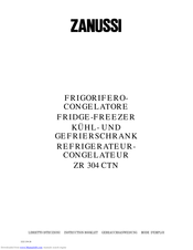 Zanussi ZR 304 CTN Instruction Booklet