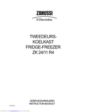 Zanussi ZRB31L Instruction Booklet
