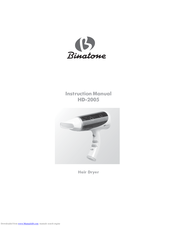 Binatone HD-2005 Instruction Manual