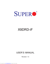 supero X9DRD-iF User Manual
