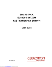 Cabletron Systems SmartSTACK ELS100-S24TX2M User Manual
