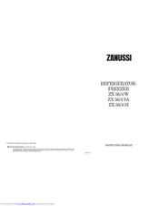 Zanussi ZX 56/4 SI Instruction Booklet