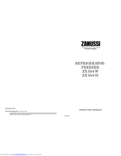 Zanussi Electrolux ZX 55/4 SI Instruction Booklet