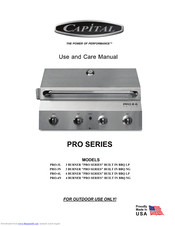 Capital PRO-3L Use And Care Manual