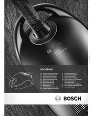 Bosch Home Professional BSG8PRO1 Instructions For Use Manual